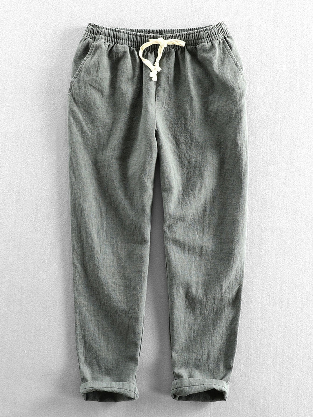 Pantalon recadré en coton
