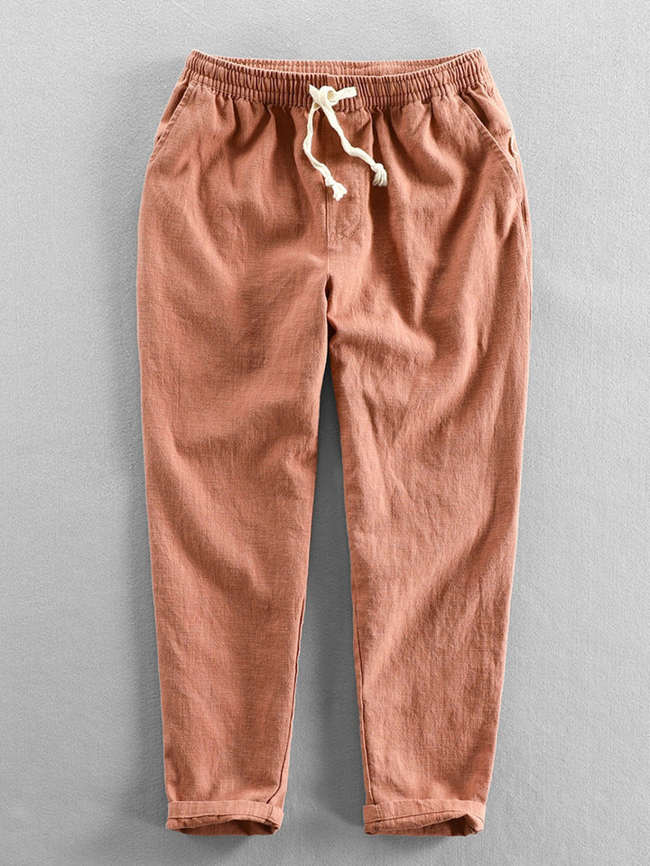 Pantalon recadré en coton
